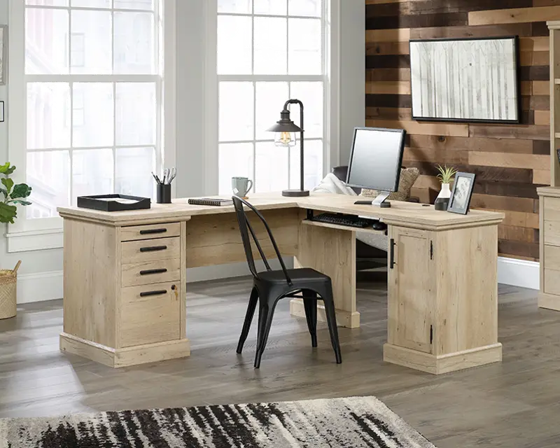 Aspen Post Prime Oak L-Desk