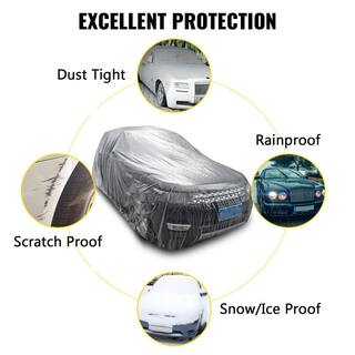 VEVOR Plastic 22 ft. x 12 ft. Car Cover Disposable Car Covers Universal Car Cover Waterproof Dust-Proof Full Cover (10-Pieces) CY10BZSLCZ0000001V0