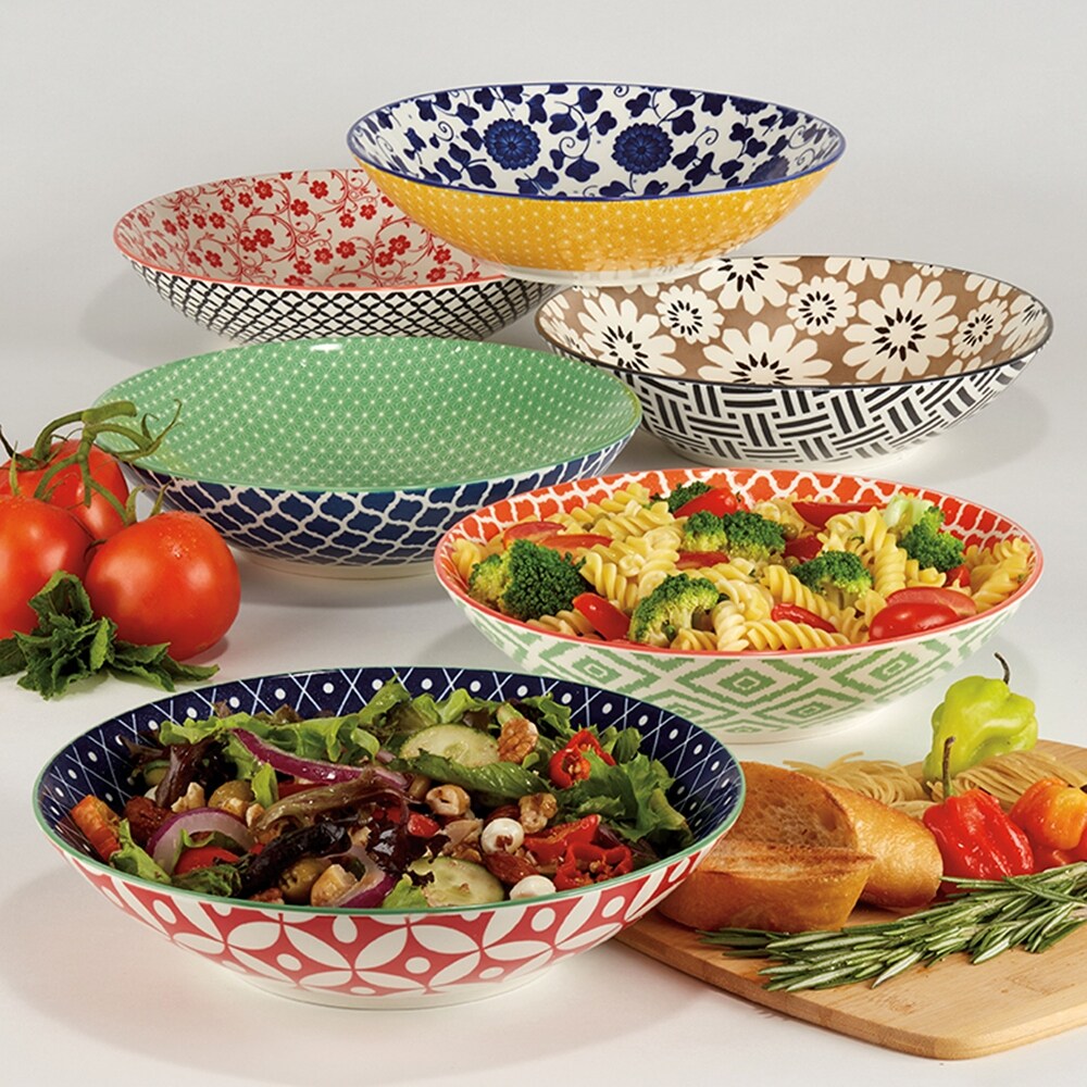 Certified International Soho  Purpose Porcelain Bowls (Set of 6)