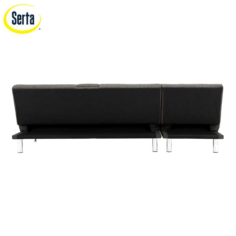 Lifestyle Solutions Michigan Dream Lift Convertible by Serta in Charcoal Gray