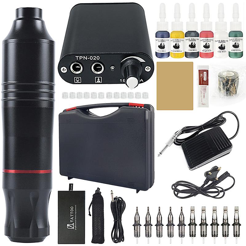 Javelin Starter Tattoo Machine Kit Complete Tattoo Pen Tattoo Power Supply For Beginner