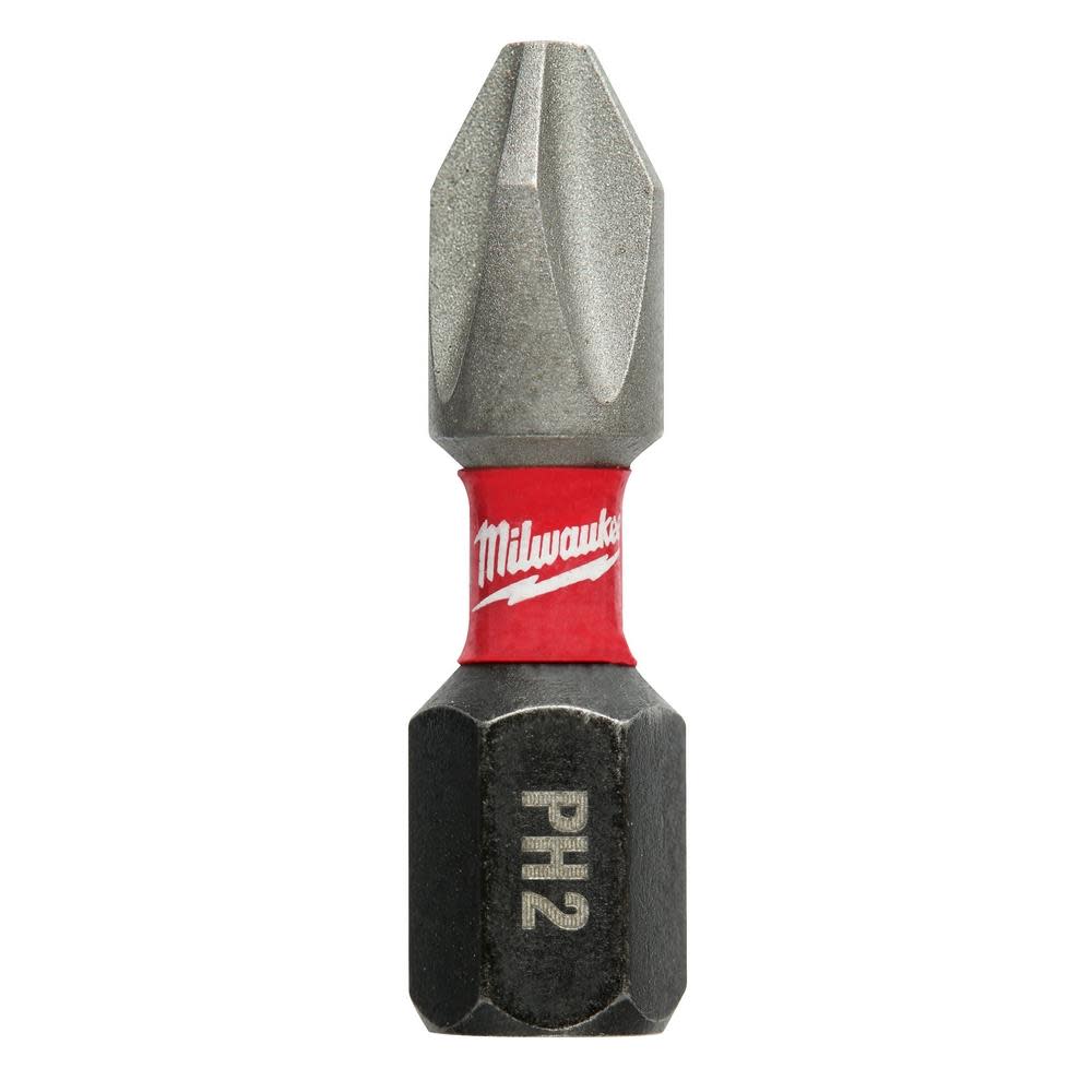 Milwaukee SHOCKWAVE Phillips #2 Insert Bit (15-Piece Contractor Pack) 48-32-5003 from Milwaukee