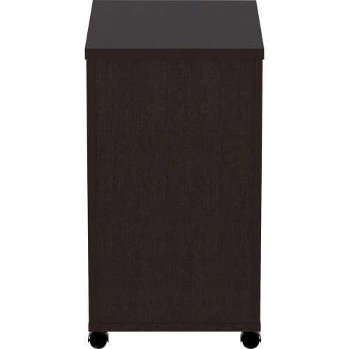 Lorell Essentials Espresso Laminate Pedestal (18218)