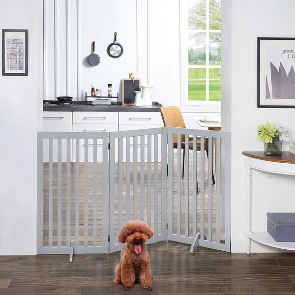 Unipaws 3 Panel Free Standing Dog Gate