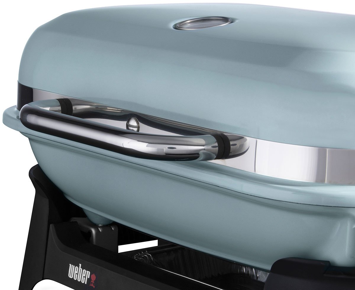 Weber Ice Blue Lumin Compact Electric Grill