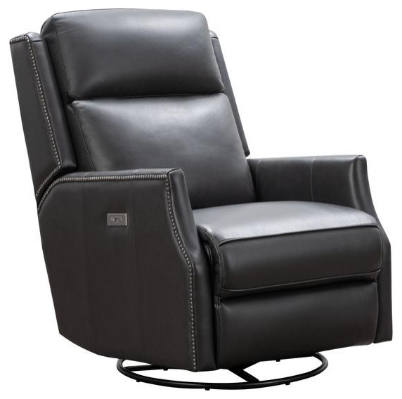 8PH 4003 Cavill Swivel Glider Recliner  Gray   Contemporary   Recliner Chairs   by BisonOffice  Houzz