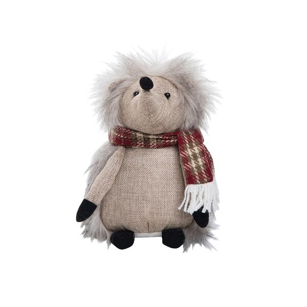 Hedgehog Christmas Figurine