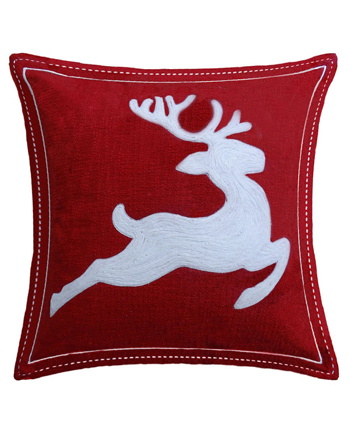 Vibhsa Chicos Home Reindeer Decorative Pillow，20