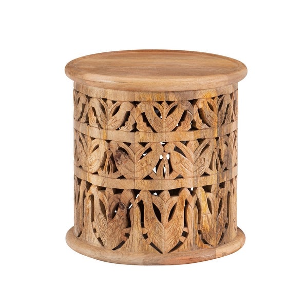 Jamey Boho Round Side End Table