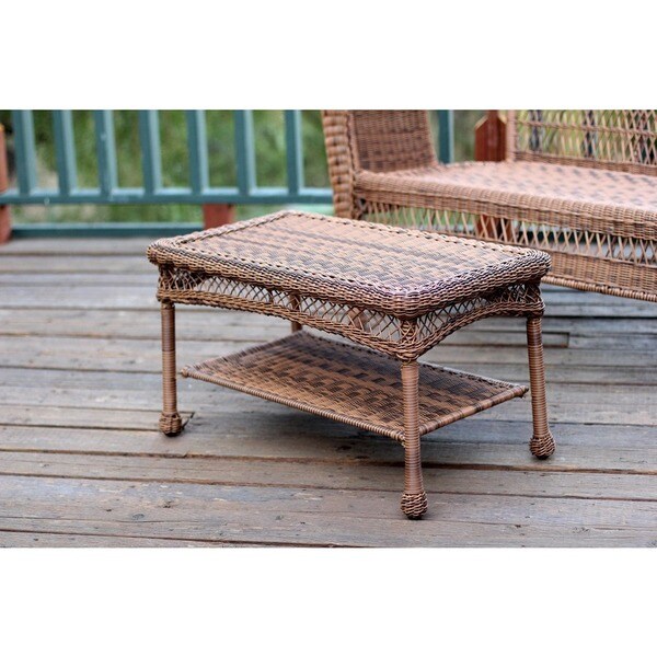 Sadie Wicker Patio Coffee Table by Havenside Home