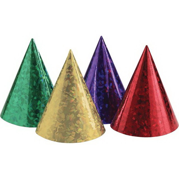 Creative Converting 200221 Prismatic Party Hats