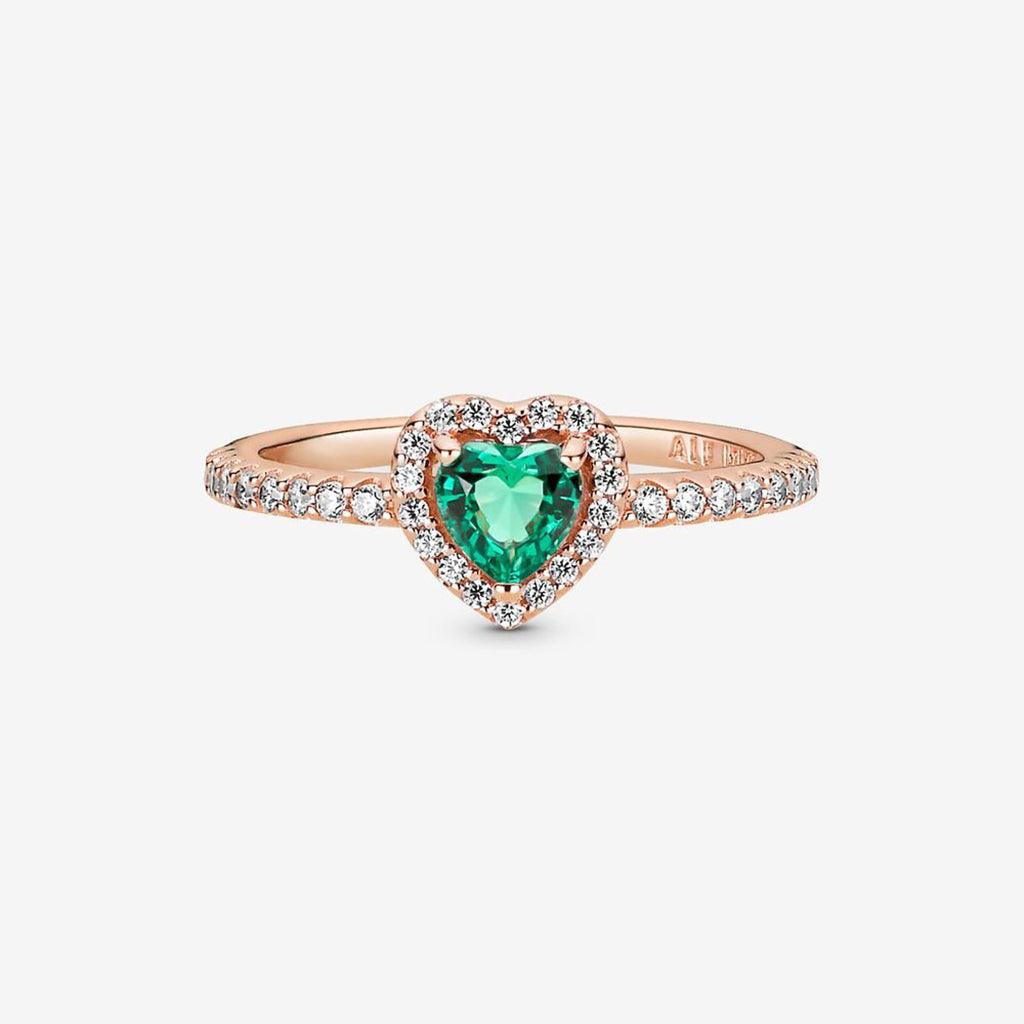 PANDORA  Sparkling Elevated Heart Ring