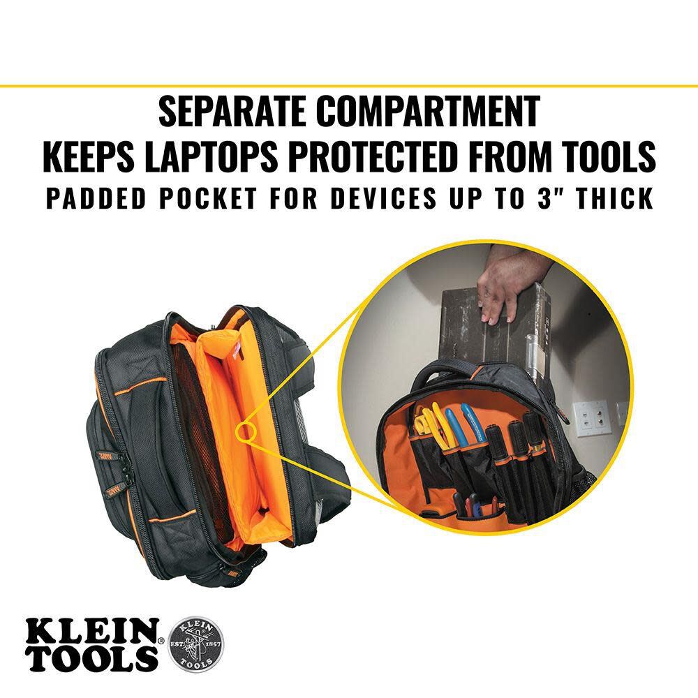 Klein Tools Tradesman Pro Tech Backpack 2.0 55439BPTB from Klein Tools