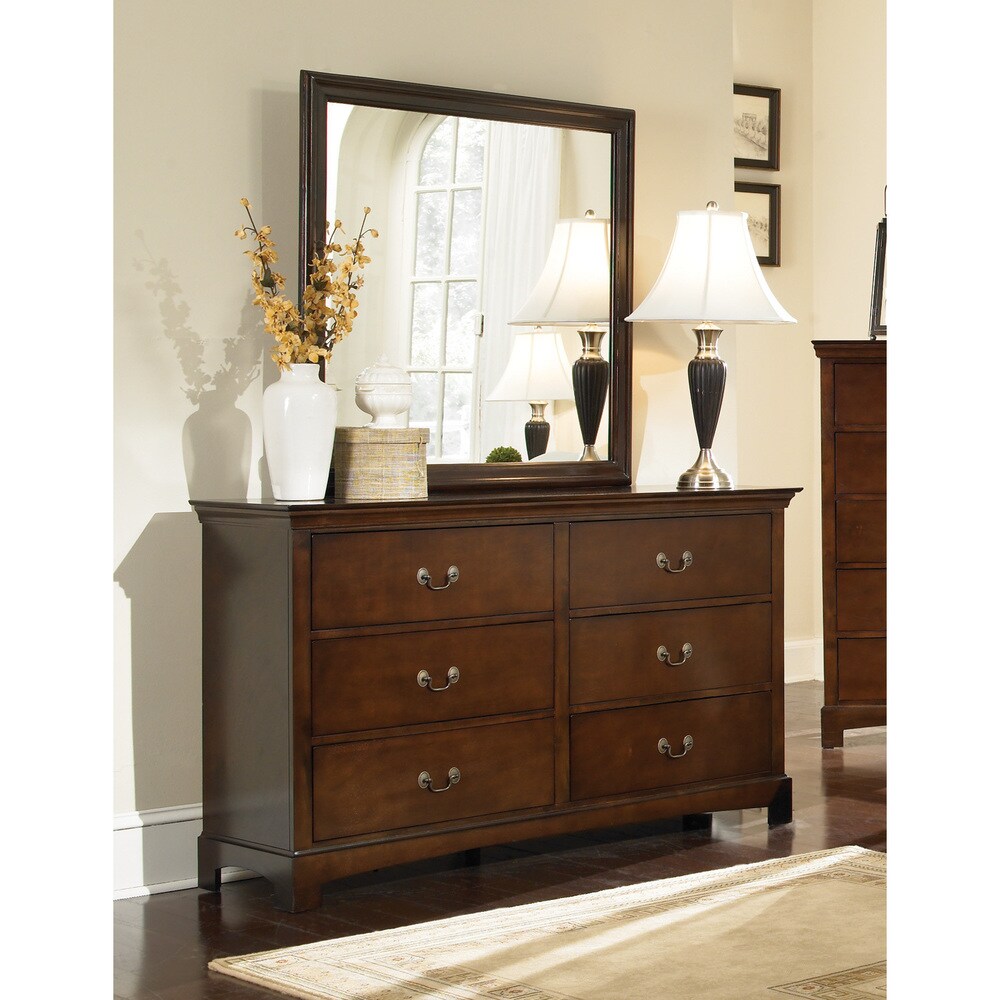 Coaster Furniture Tatiana Warm Brown 6 drawer Dresser