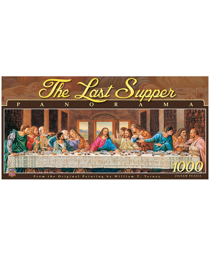 MasterPieces Puzzles The Last Supper Panorama Puzzle Set  1000 Piece