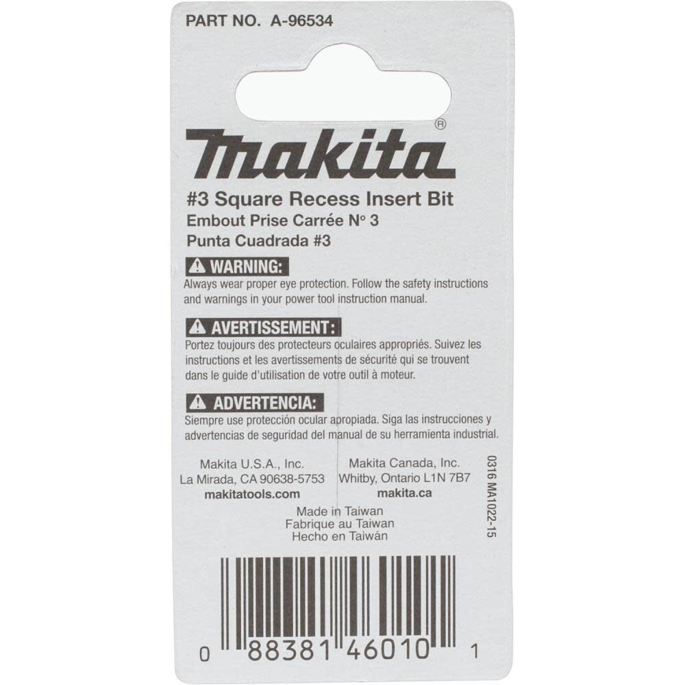 Makita Impact X T10 Torx 1 Insert Bit 2/pk A-96540 from Makita