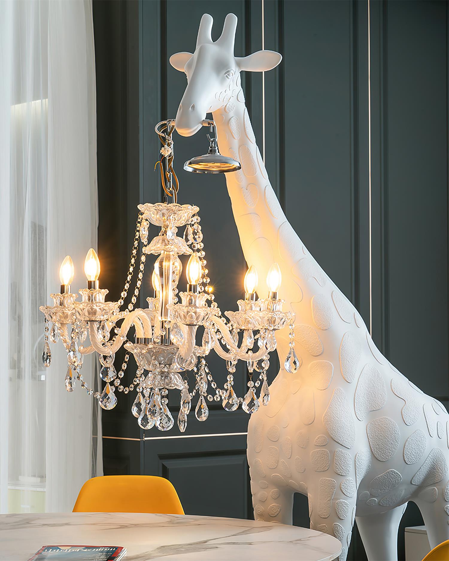 Giraffe Sculpture Floor Lamp