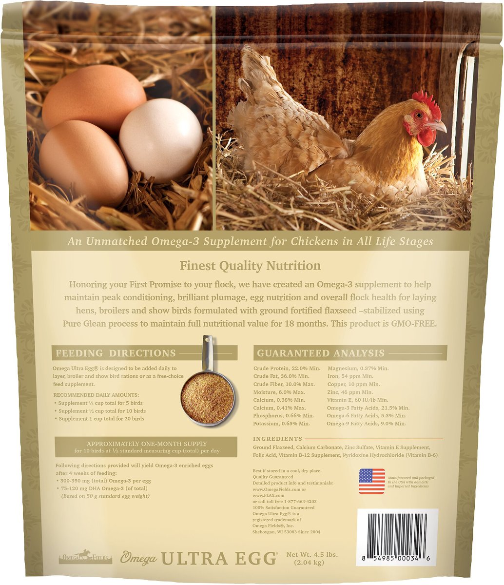 Omega Fields Omega Ultra Egg Chicken Supplement