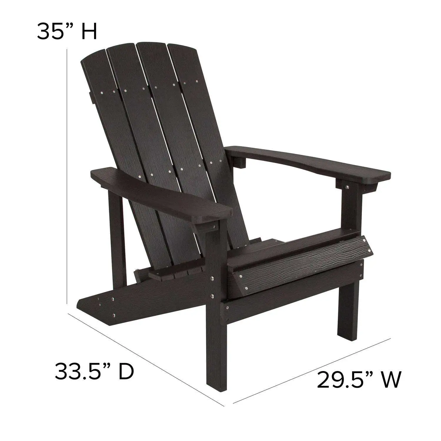 Charlestown Slate Resin Frame Adirondack Chair