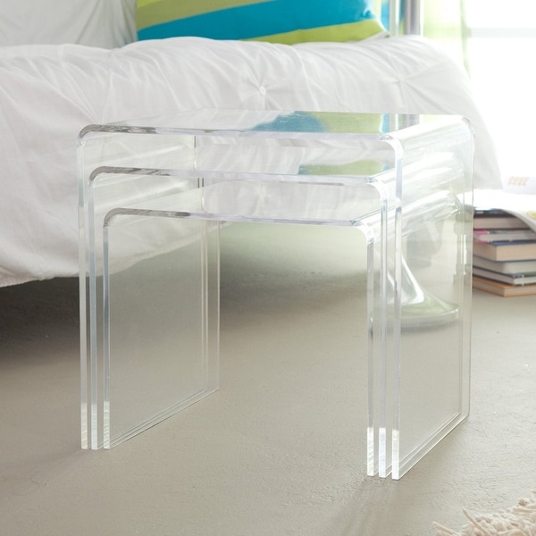 Transparent Acrylic Nesting Tables