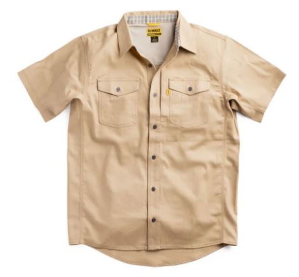 DEWALT Austin Prostretch Work Shirt Sandstone 2X DXWW50037-010-XXL from DEWALT