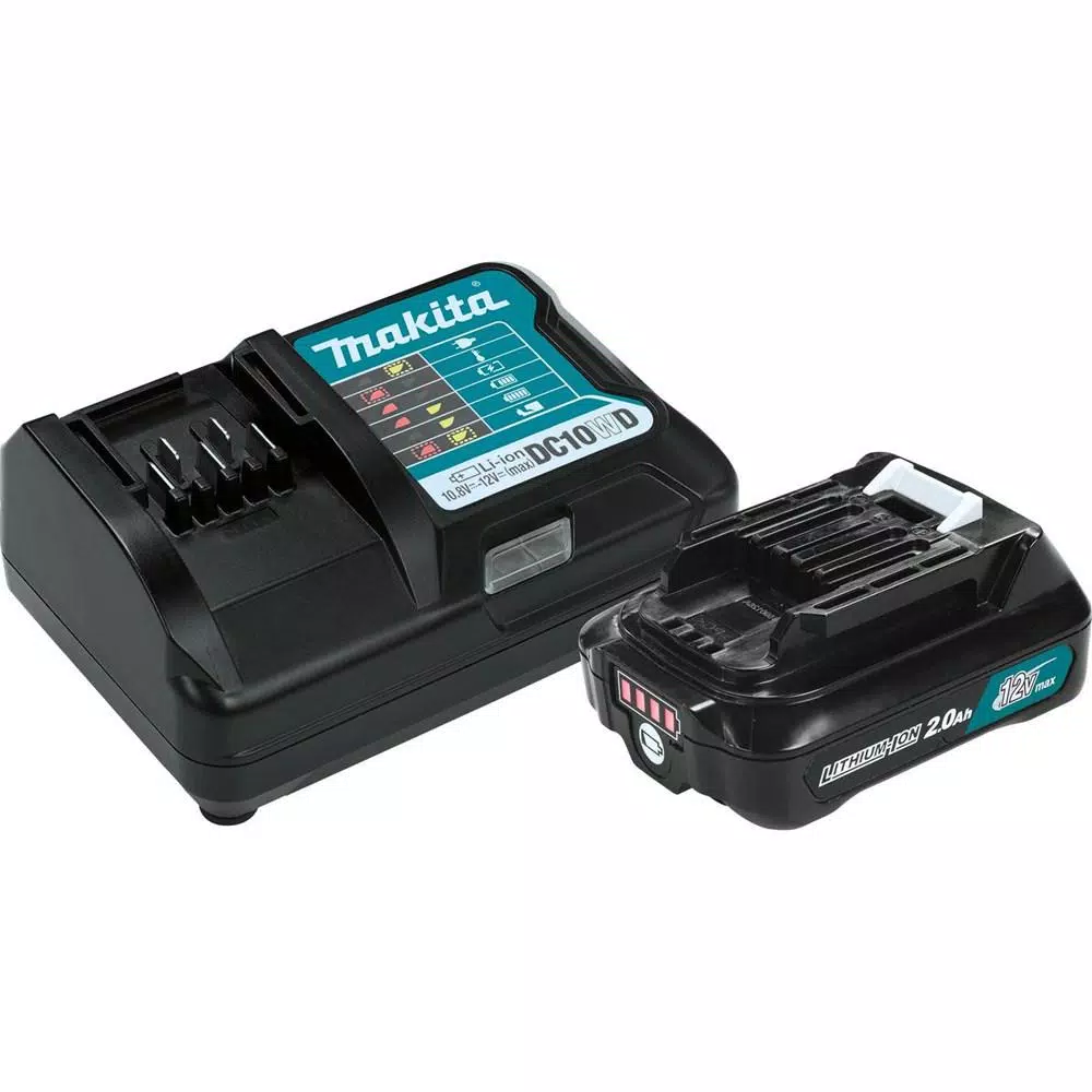 Makita 12-Volt MAX CXT Lithium-Ion Compact Battery Pack 2.0Ah and Charger Starter Kit and#8211; XDC Depot