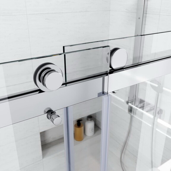 Frameless Glass Shower Doors 56 60 in.W x 76 in. H...