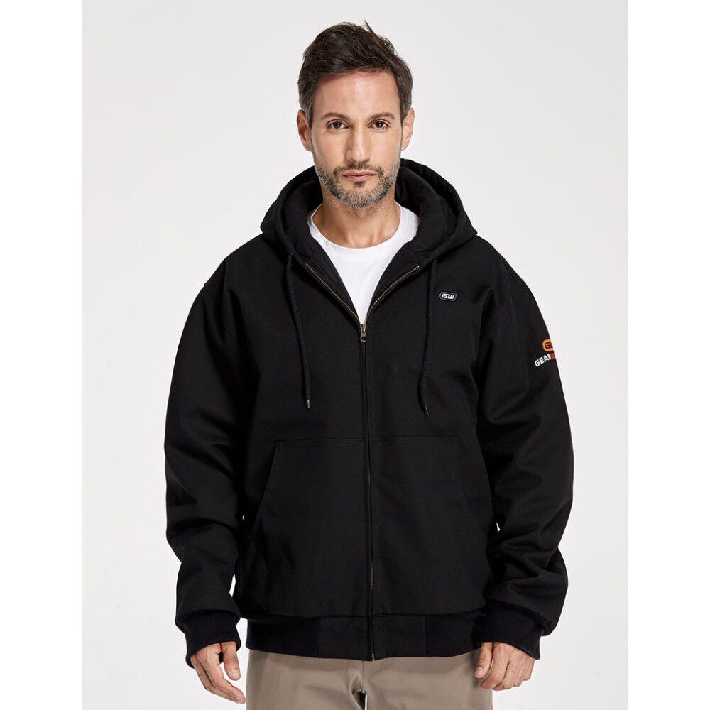 GEARWRENCH Mens Black Heated Canvas Jacket Kit 3X GMJC-03A-BK08 from GEARWRENCH