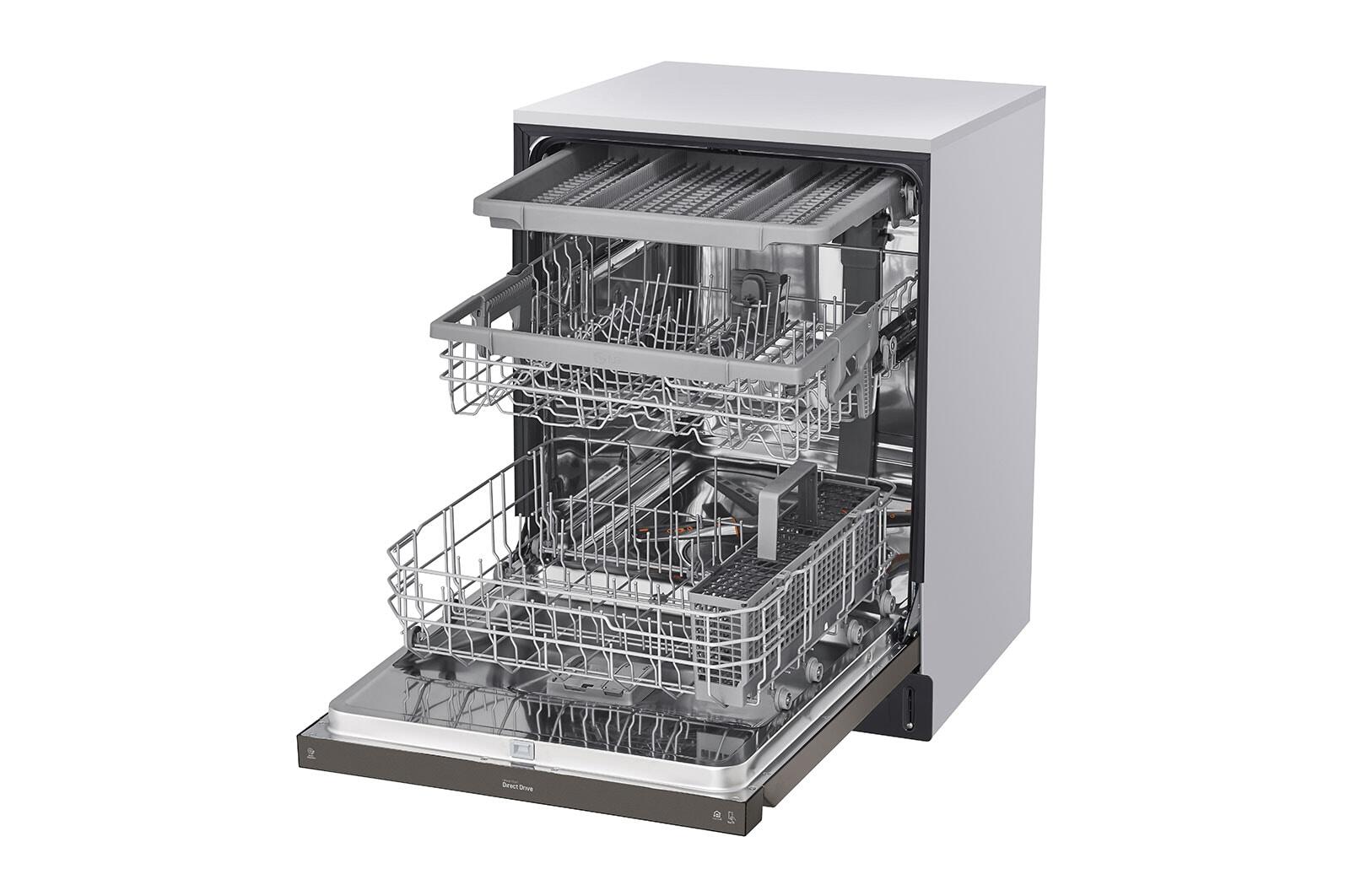 Lg LDFN4542D Front Control Dishwasher With Quadwash™ And 3Rd Rack