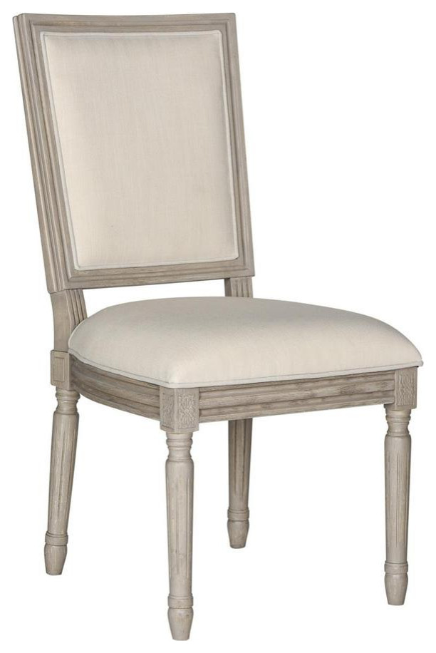 Cora 19  x27 x27H French Brasserie Velvet Side Chair Silver Nail Heads Light Beige / R   Modern   Dining Chairs   by Virgil Stanis Design  Houzz