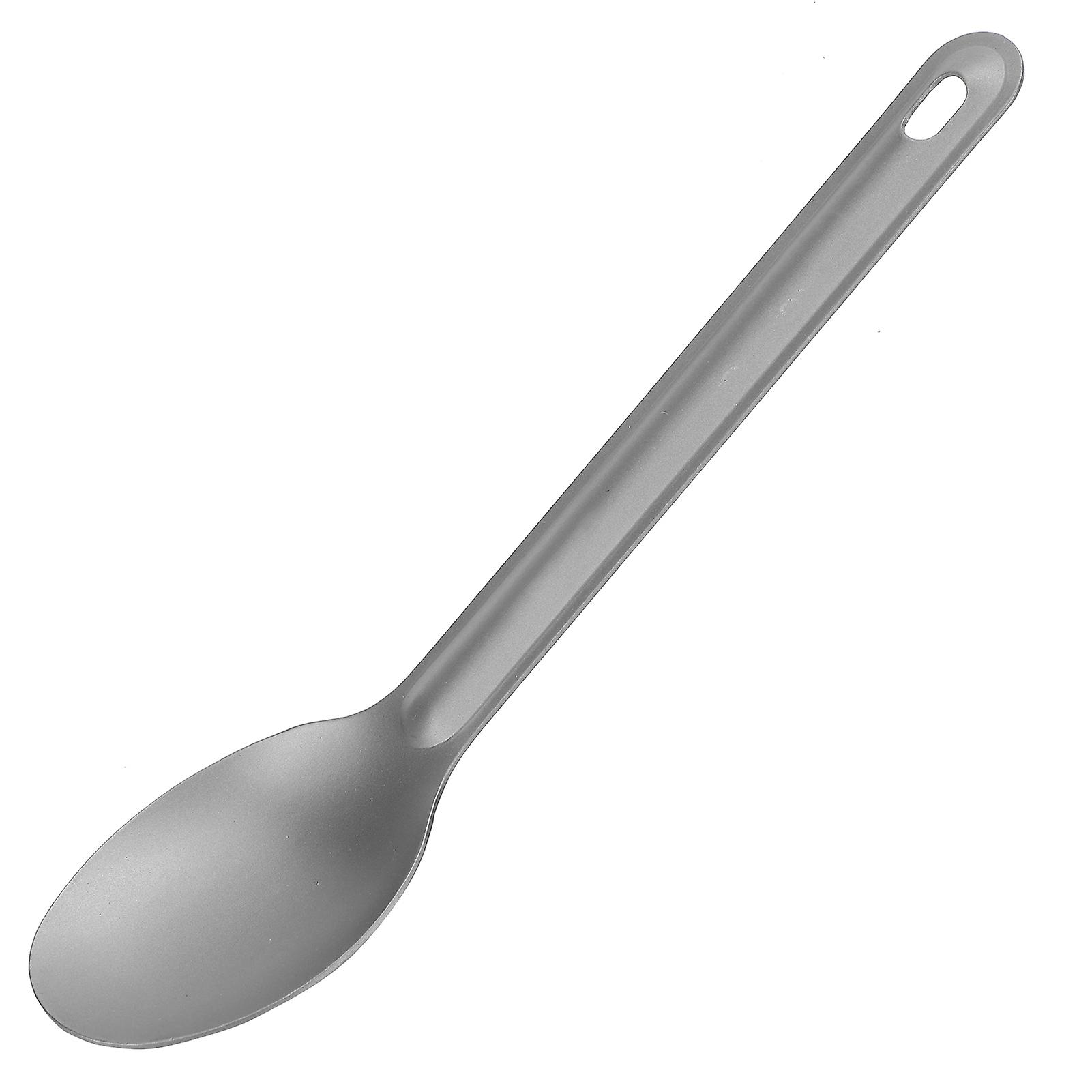 Lightweight Wearresisting Titanium Spork/spoon Metal Cutlery Set For Outdoor Campingtitanium Spoon