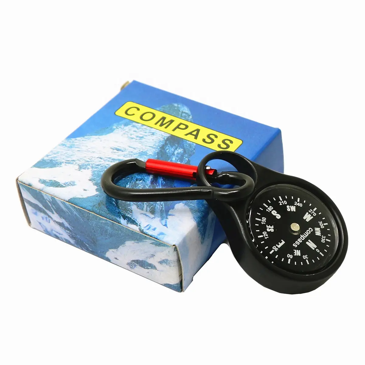 Portable Metal Survival Compass For Hiking Travel Camping