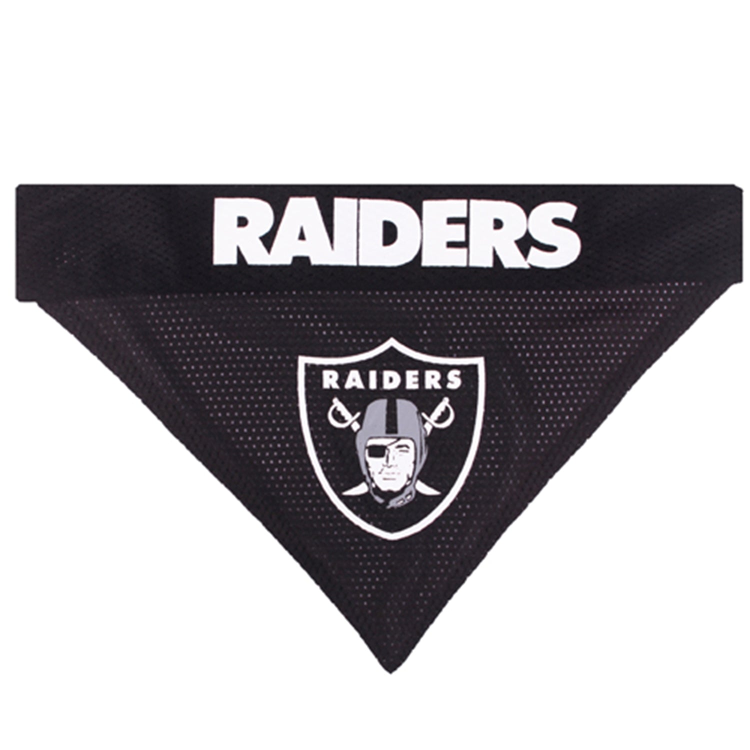 Pets First NFL Oakland Raiders Dog Bandana - Licensed， Reversible Pet Bandana - 2 sided Bandana