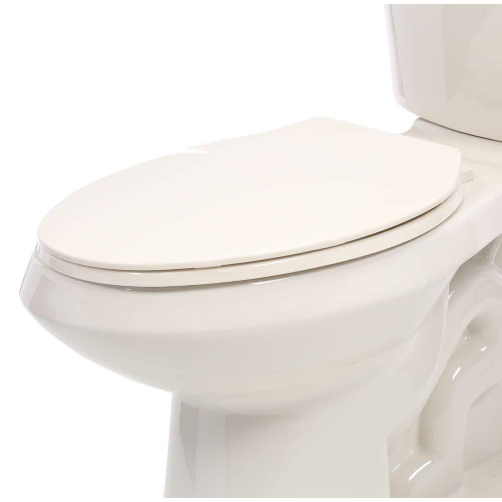 Glacier Bay 2piece 11 GPF16 GPF High Efficiency Dual Flush Elongated Toilet in Biscuit