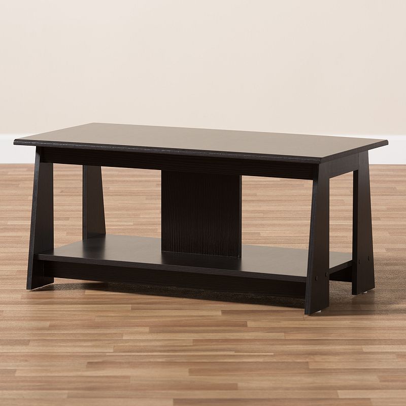 Baxton Studio Fionan Espresso Coffee Table