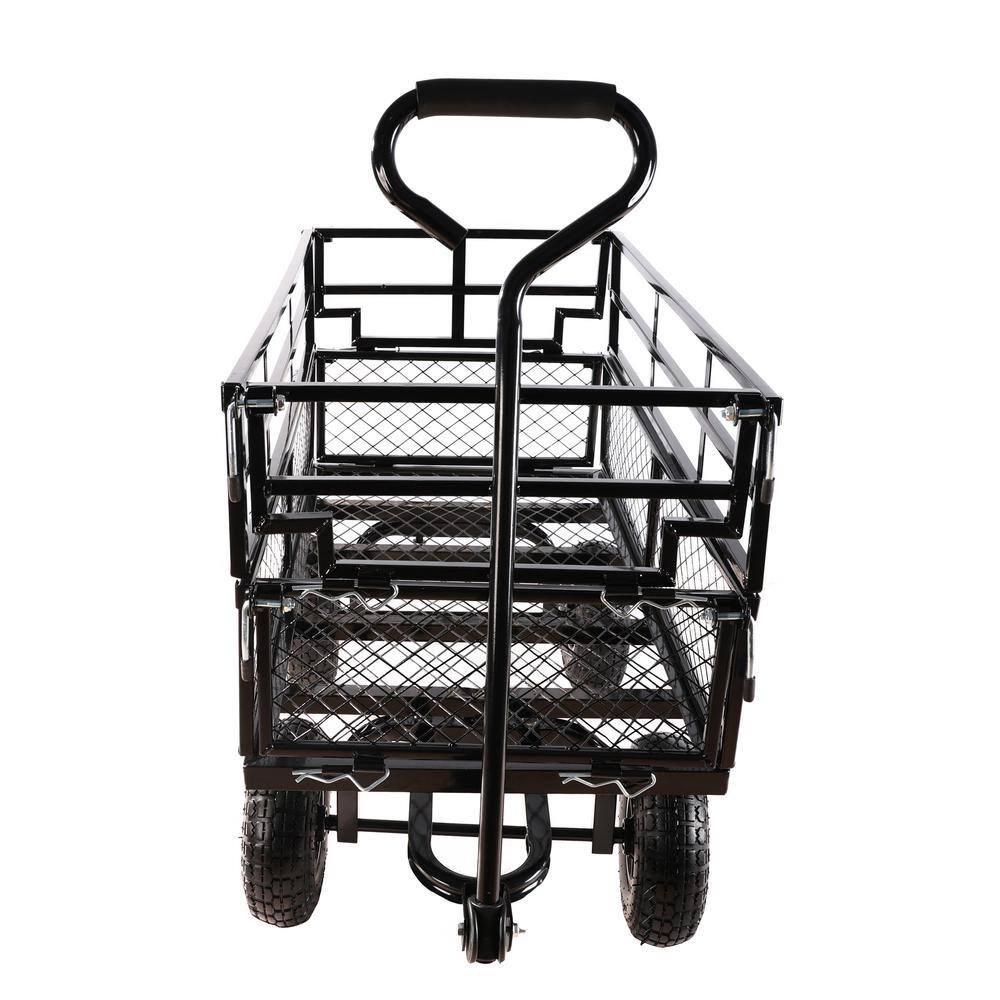 6.36 cu. ft. Steel Wagon Garden Cart for Yard Garden Shipping JX-W22784159