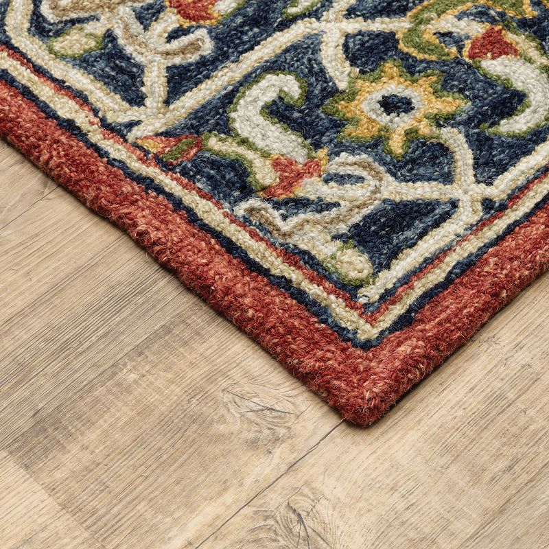 StyleHaven Andover Traditional Floral Handmade Wool Area Rug