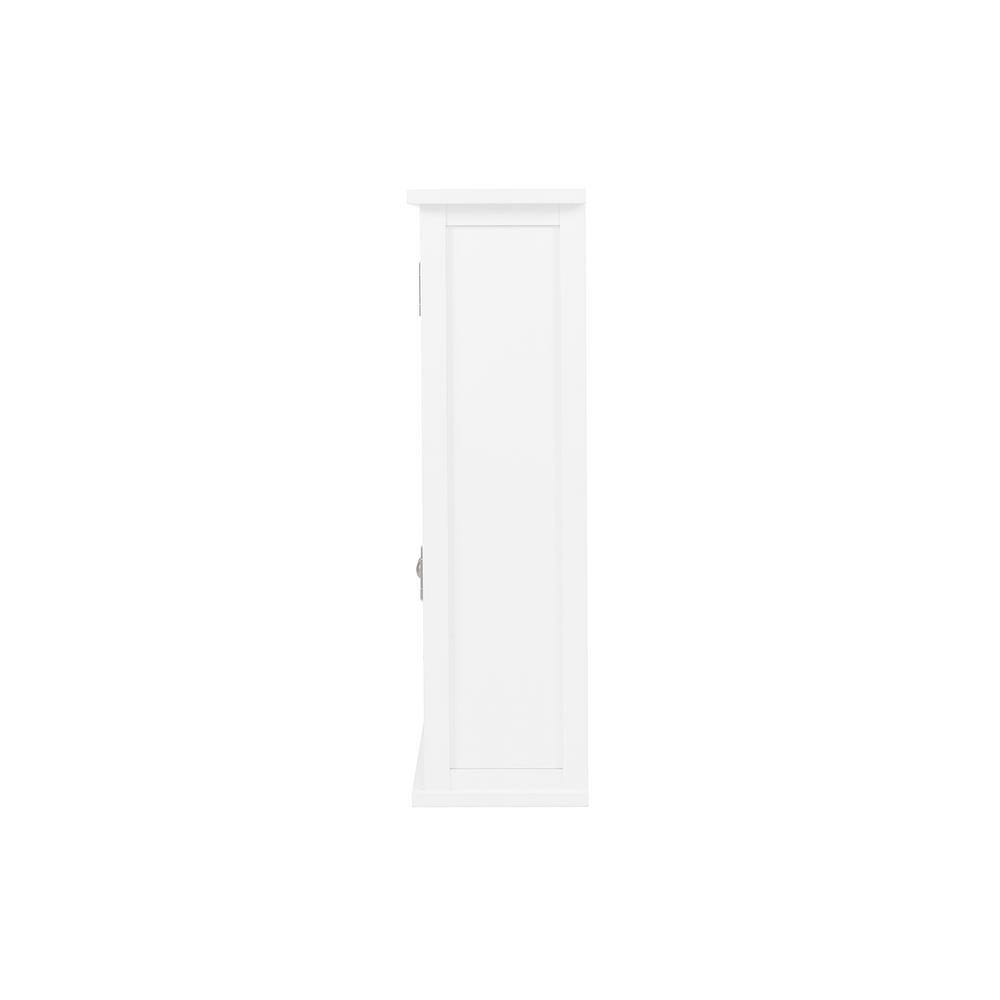 Alaterre Furniture Coventry 27 in. W Wall Cabinet with Two Doors and Open Shelf in White ANCT75WH