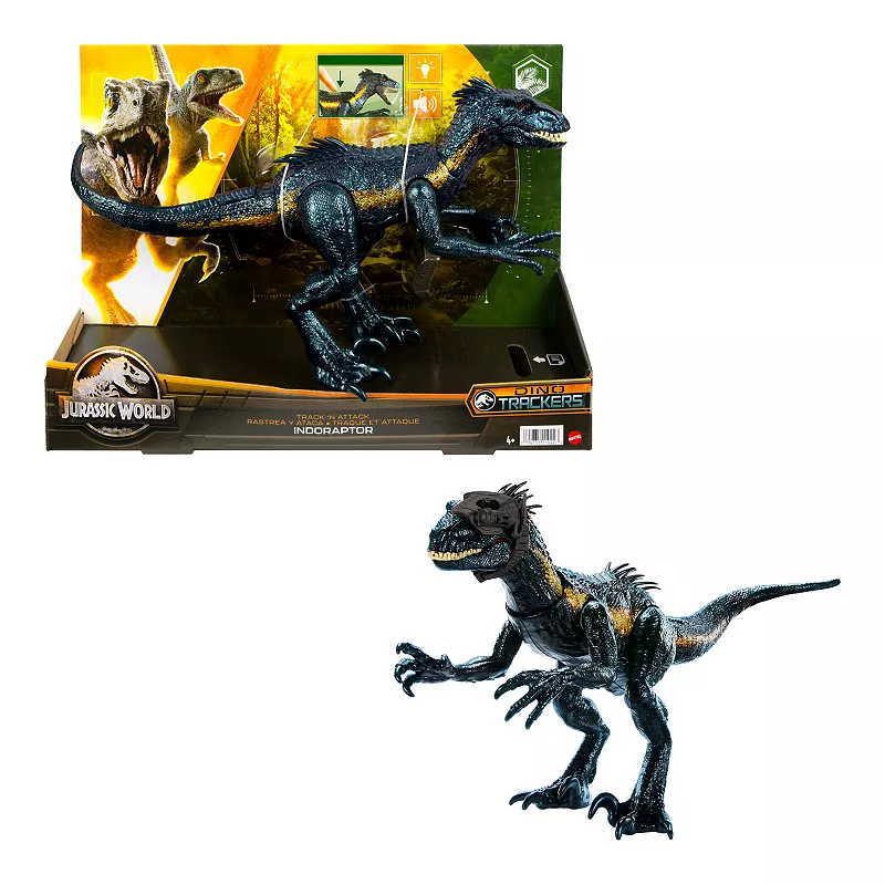 Mattel Jurassic World Track 'n Attack Indoraptor Action Figure