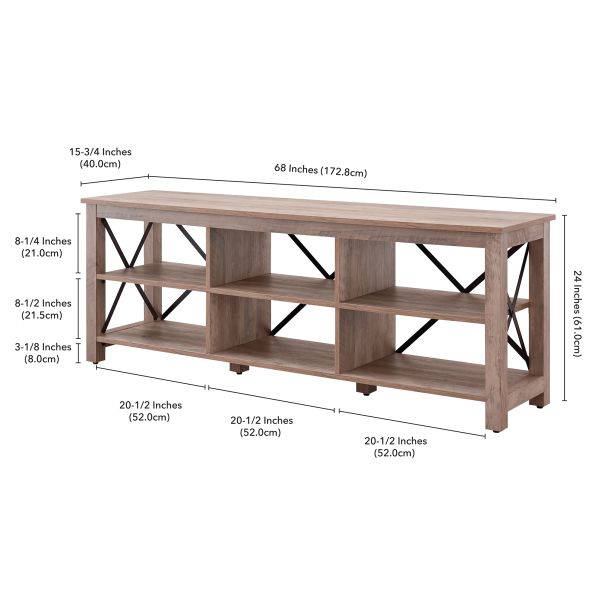 Sawyer Rectangular TV Stand for TV's up to 75