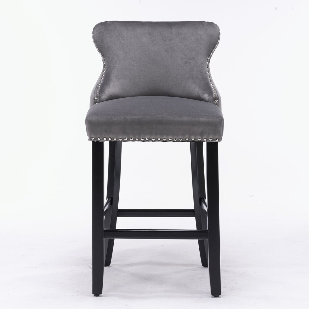 Leisure Style Bar Chairs Bar stools 2pc