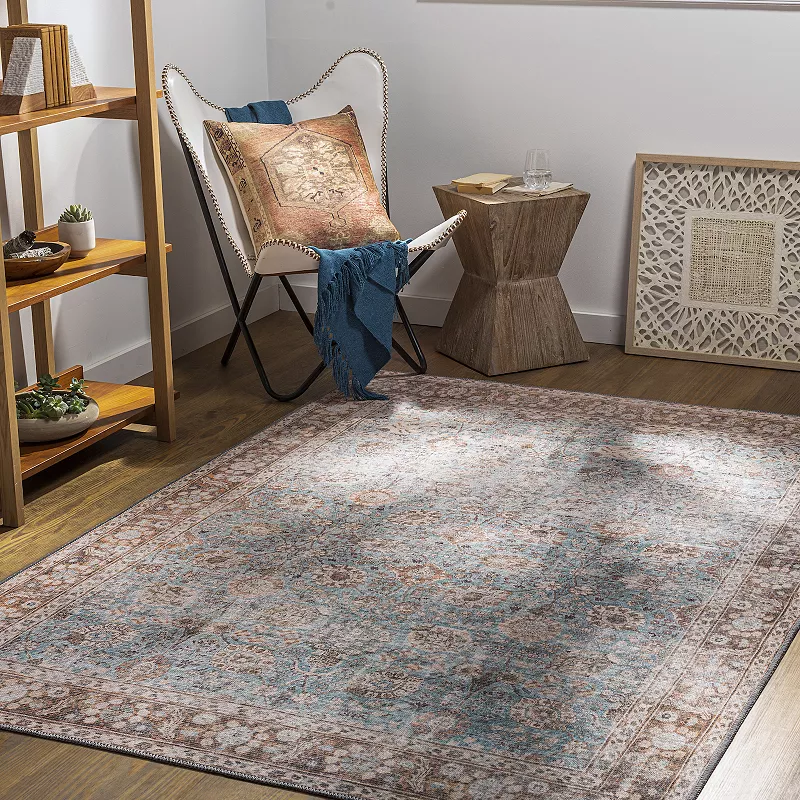 Decor 140 Affluence Traditional Washable Area Rug