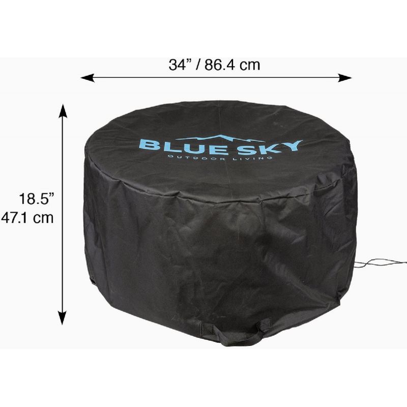 Blue Sky Mammoth Fire Pit Cover Black