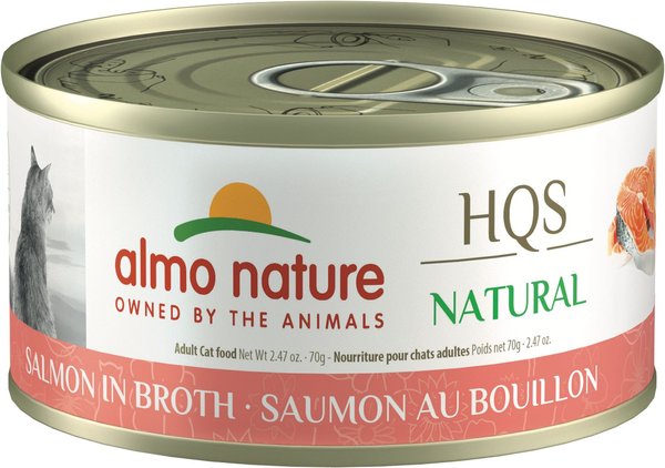 Almo Nature Natural Salmon in Broth Grain-Free Canned Cat Food