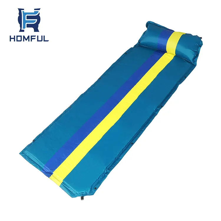 HOMFUL Color matching self inflating sleeping camping pad sleeping mattress for camping