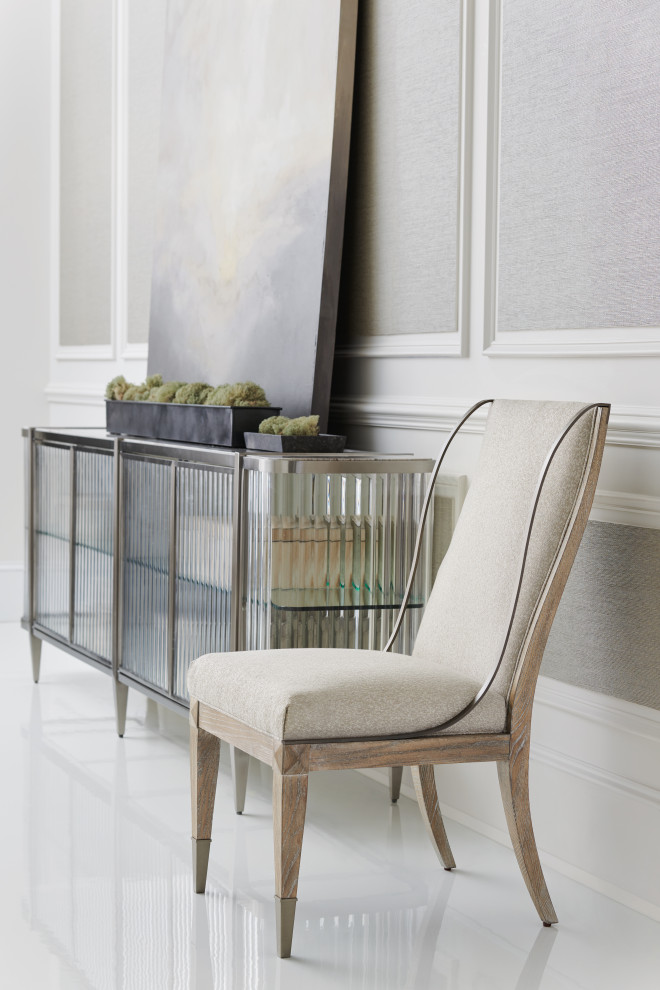 Open Arms Side Chair   Transitional   Dining Chairs   by Caracole  Houzz