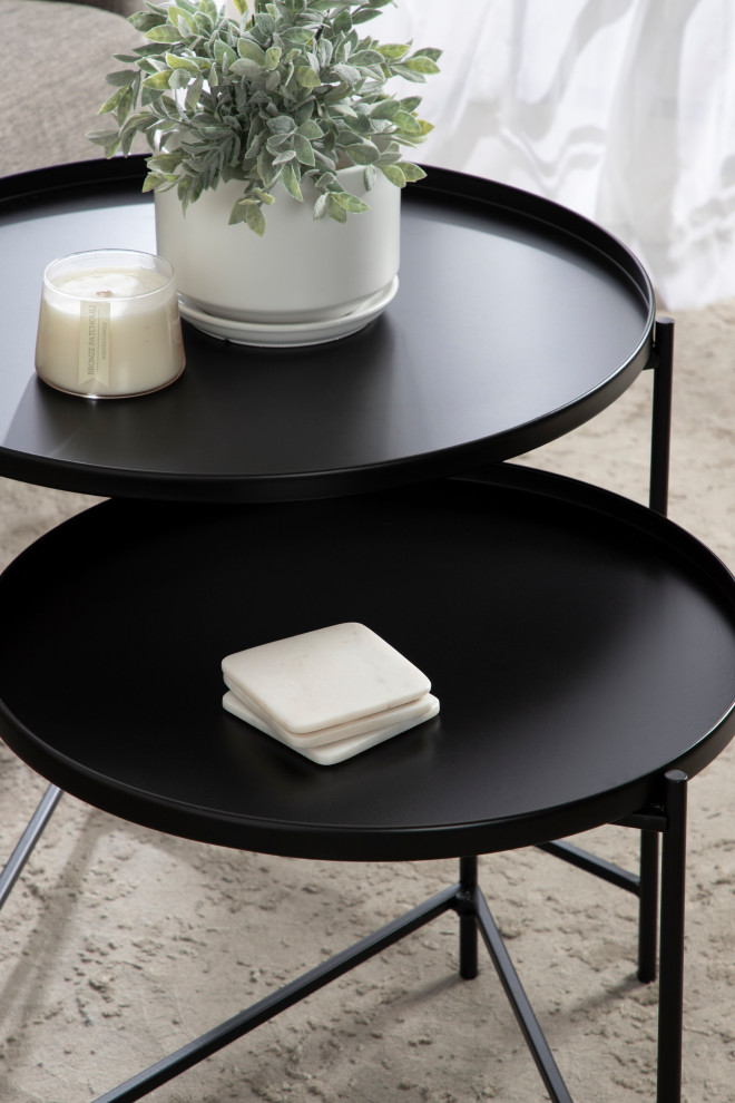 Ulani Coffee Table Set   Contemporary   Coffee Table Sets   by Uniek Inc.  Houzz