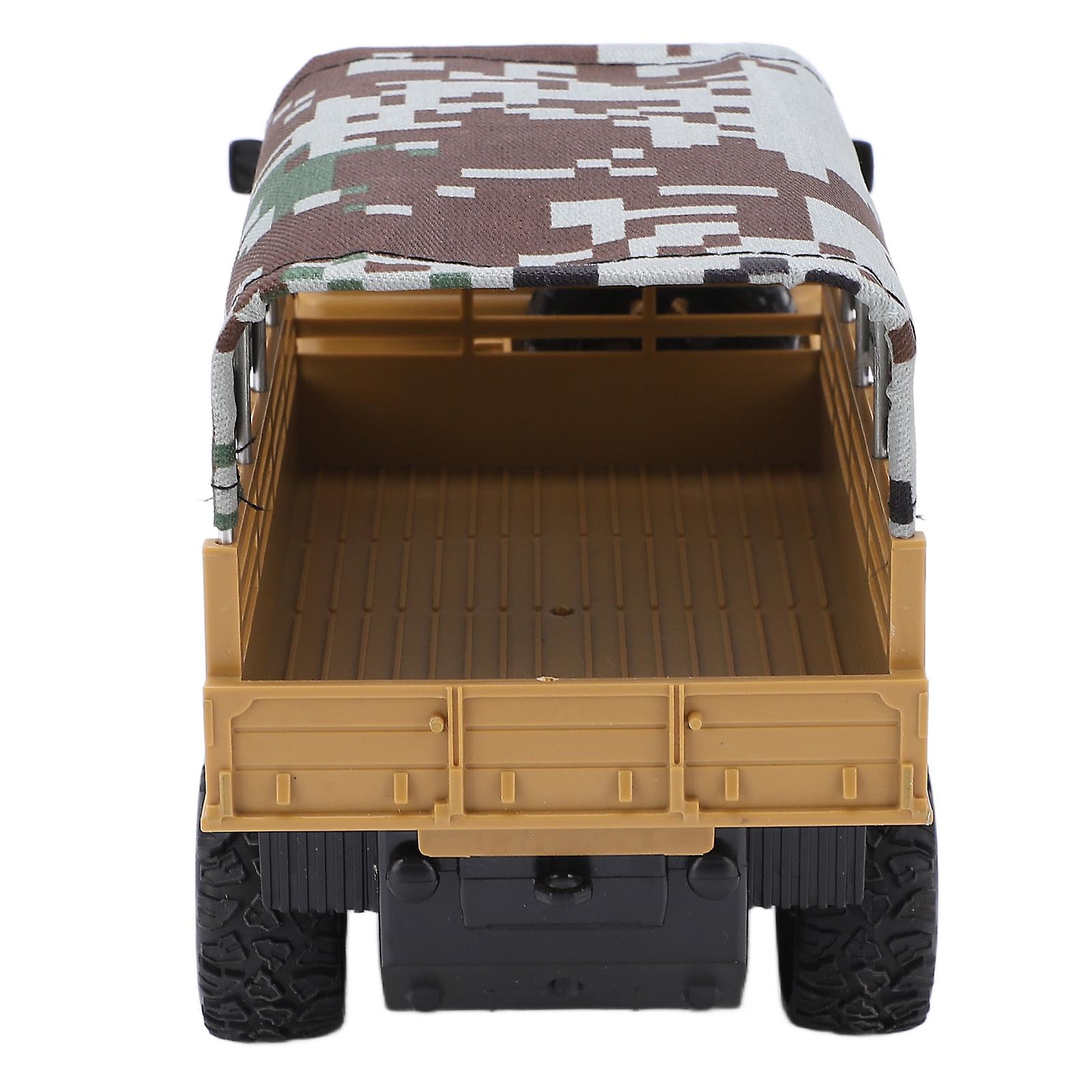 Rc Military Truck 4ch Remote Control Military Vehicle Toy With Led Lights And Detachable Tent For Kids Boysrc Military Vehicles