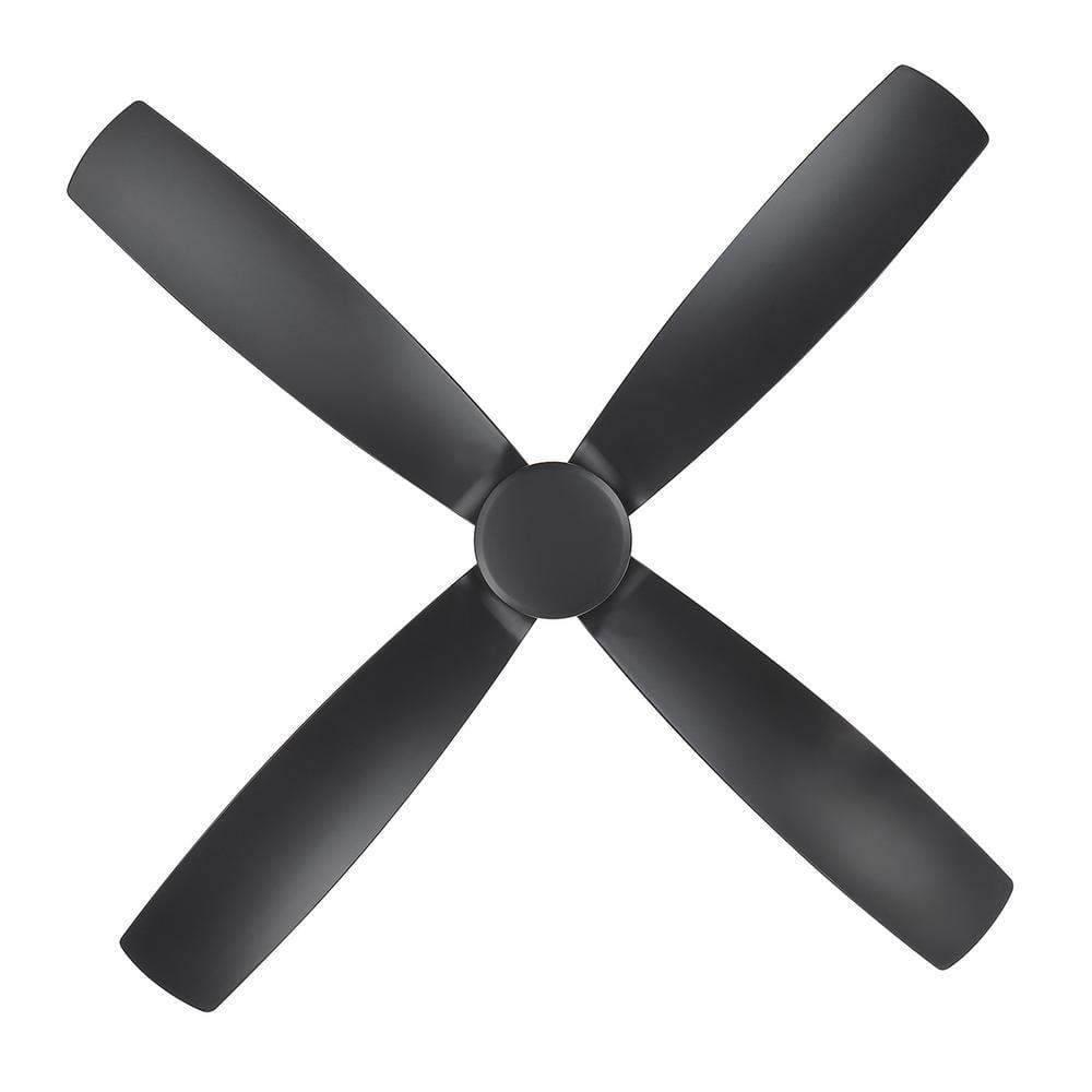 Home Decorators Collection Kitteridge 52 in Indoor Matte Black Ceiling Fan