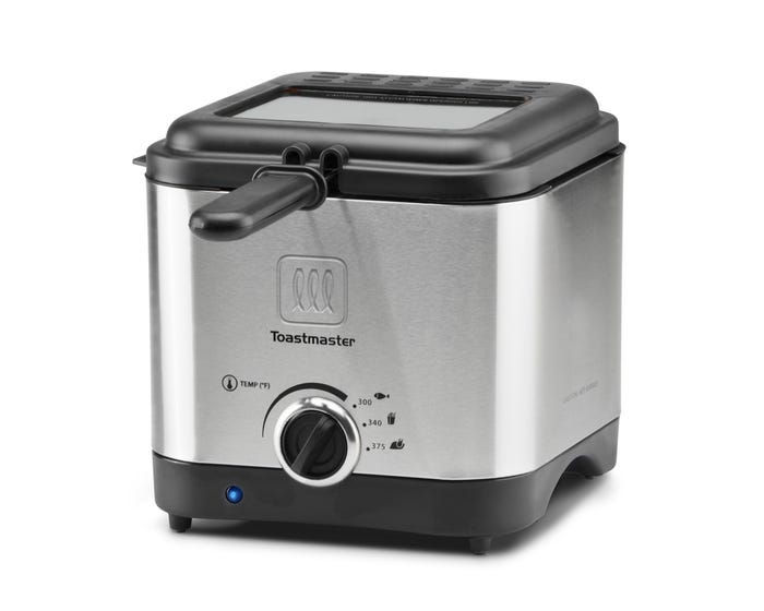 Toastmaster 1500 Watt Adjustable Temp Control Deep Fryer， 1.5 Liter - TM-154DF